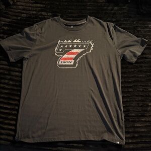 Under Armour Men’s Black Graphic Tee with Flag Number 7
